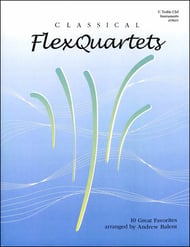 Classical FlexQuartets C Treble Clef Instruments Book EPRINT cover Thumbnail